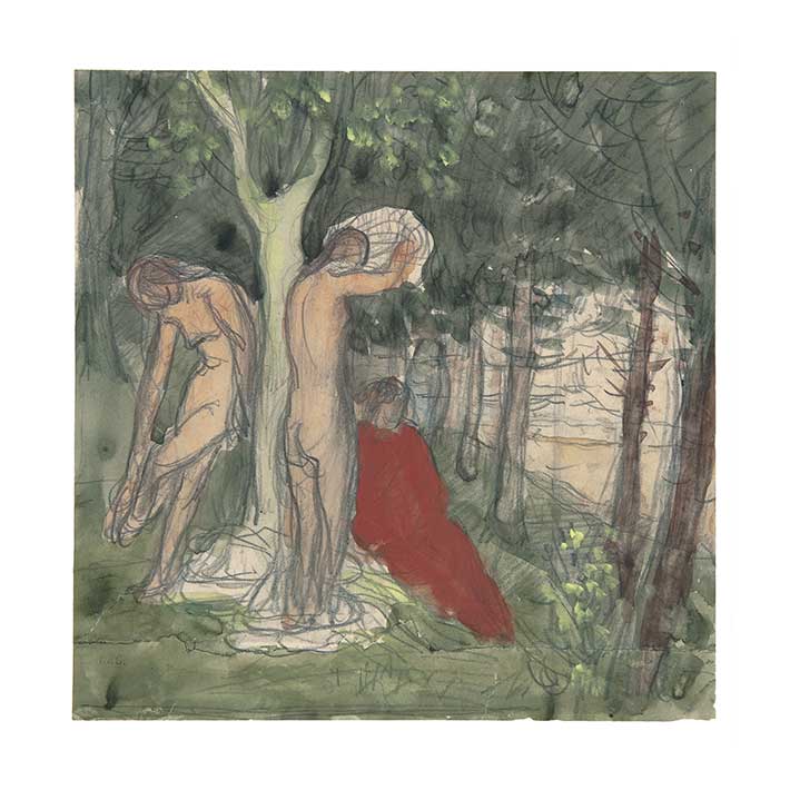 목욕하는 사람들