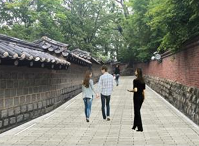 British Embassy Section and the Restored Stonewall Path