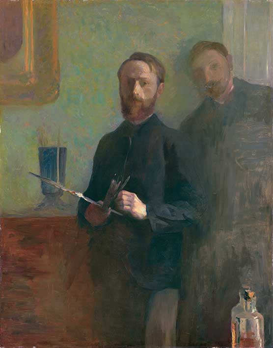 와로키와 함께 있는 자화상