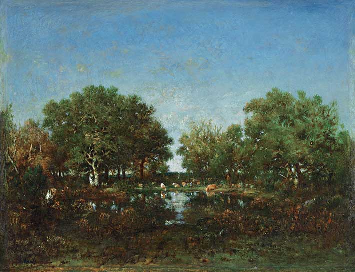 연못 (샹보르 숲의 추억)