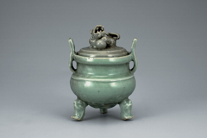청자 사자 향로