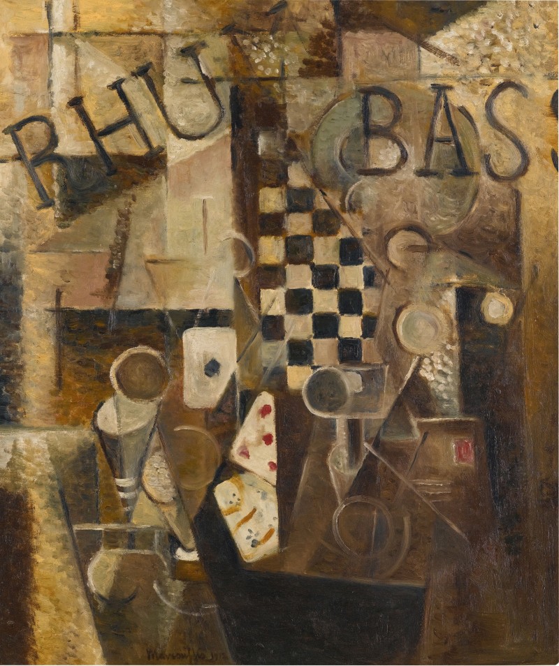 Nature morte au damier