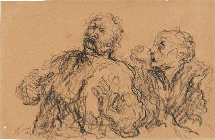 술을 마시는 두 사람