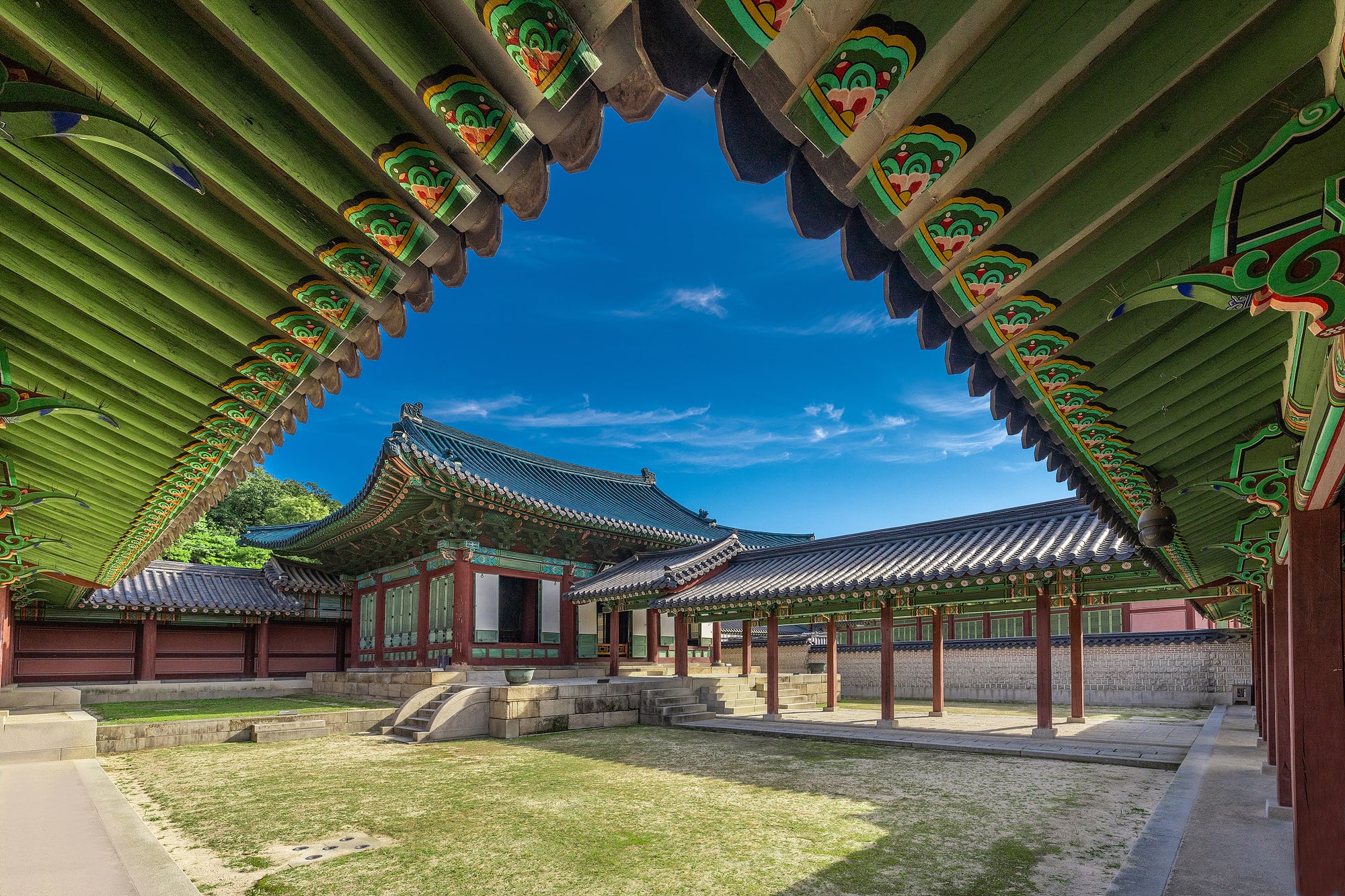 Seonjeongjeon Blue Tile Roof