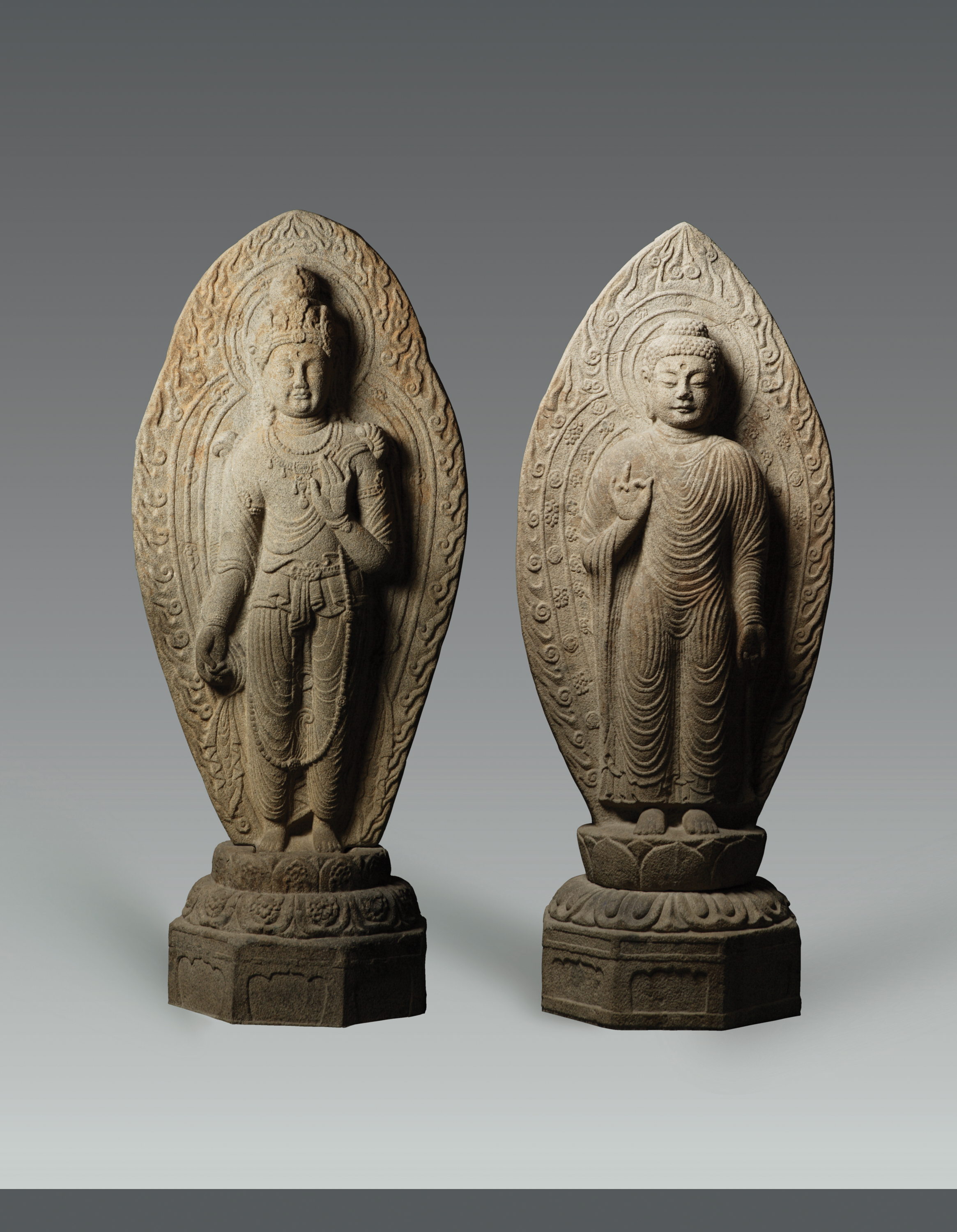 감산사미륵보살과 아미타불