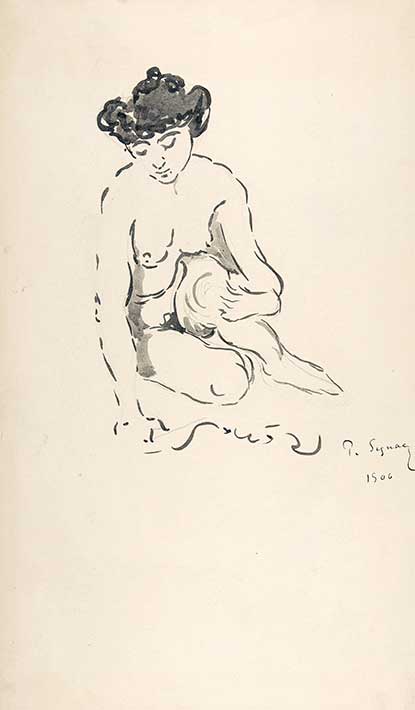 앉아 있는 여성