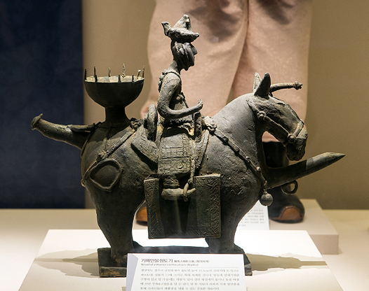 Equestrian Figure Earthenware