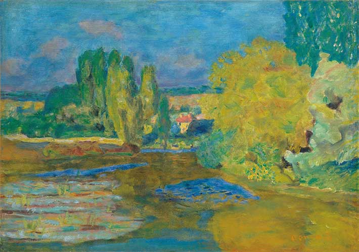 베르농 근처 센강 가의 집