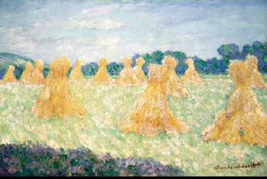 지베르니의 젊은 여인들, 햇빛 효과