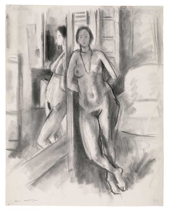 거울에 비친 모습