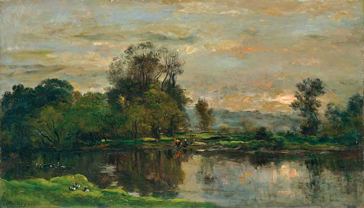 오리가 있는 풍경