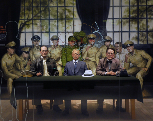 Diorama of Leaders (Rhee Syngman, MacArthur, Muccio)