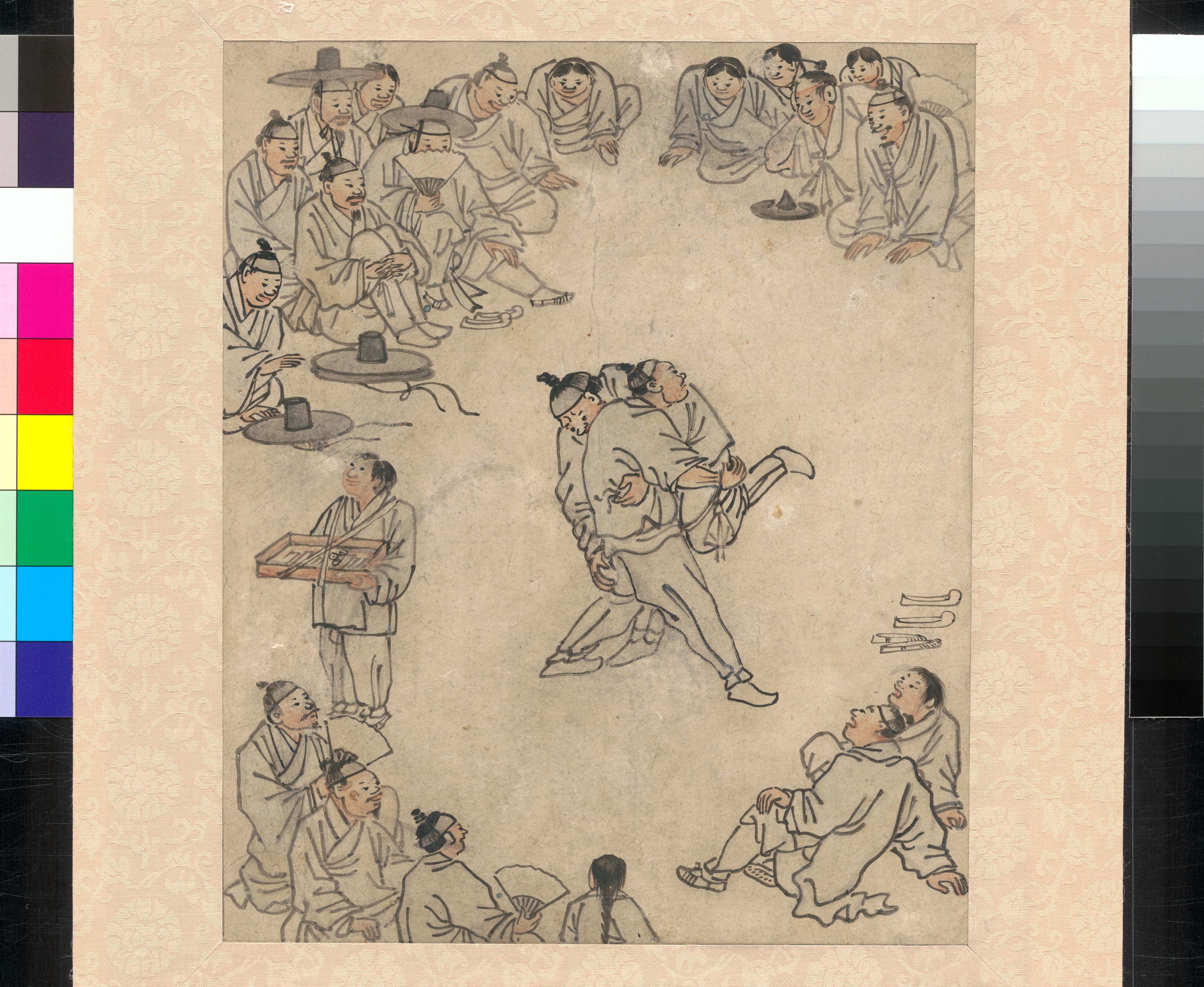 씨름, 《단원 풍속도첩》